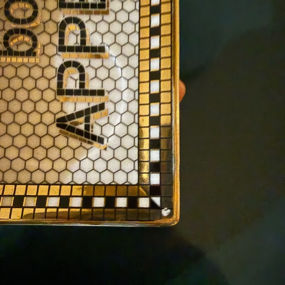 Anthropologie bistro tile salt & pepper shakers - Picture 8 of 9